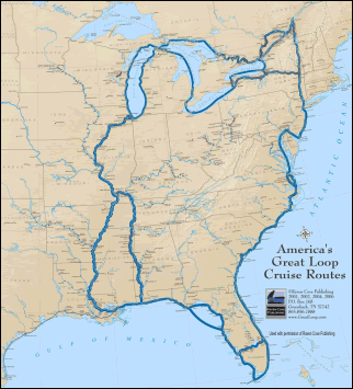 America's Great Loop Cruise Routes